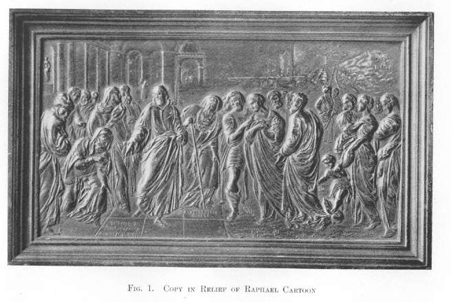 copy in relief of Raphael Cartoon