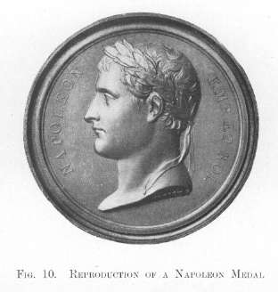 reproduction of Napoleon medal