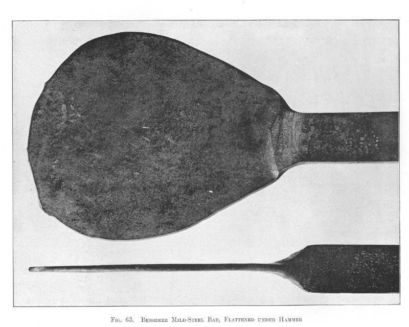 Bessemer Mild-Steel Bar, Flattened under Hammer
