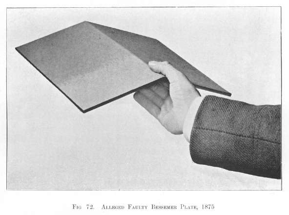 Alleged Faulty Bessemer Plate, 1875