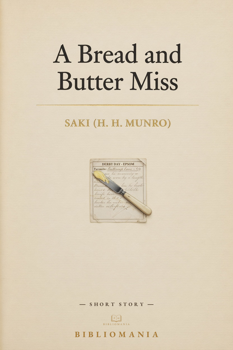 Cover of A Bread and Butter Miss