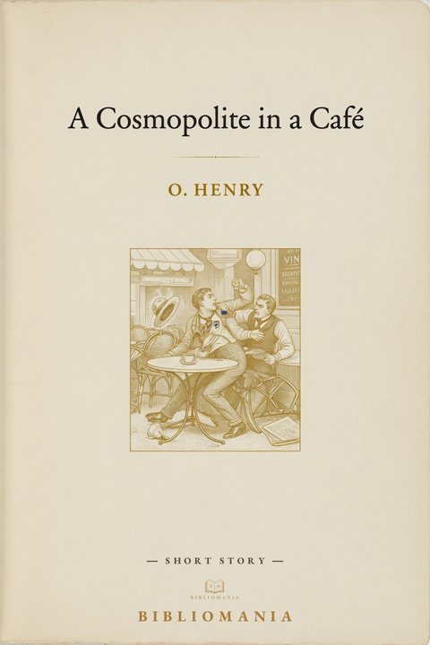 Cover of A Cosmopolite in A Cafe
