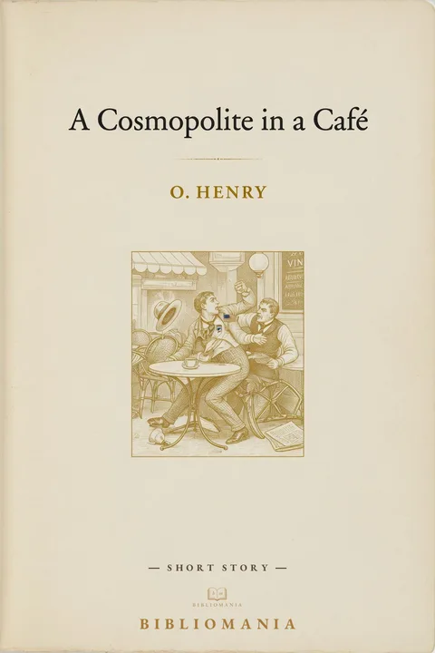 Cover of A Cosmopolite in A Cafe