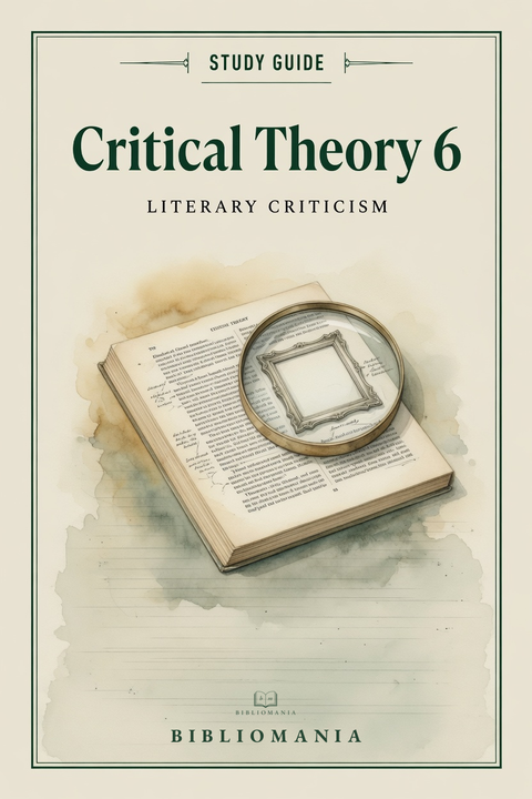 Cover of Critical Theory 6