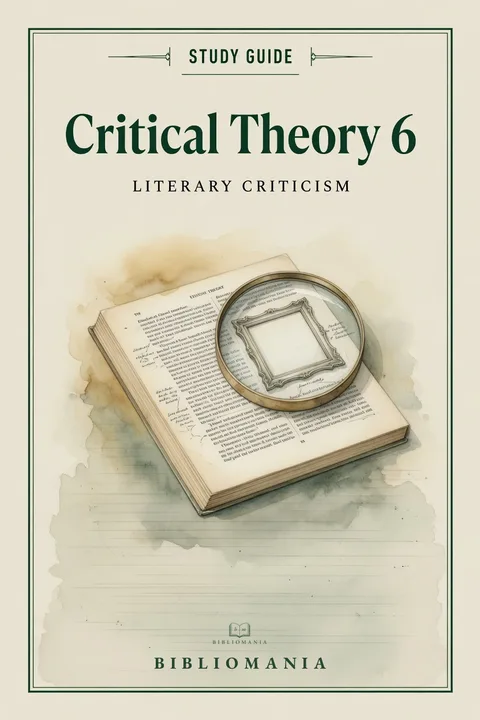 Cover of Critical Theory 6