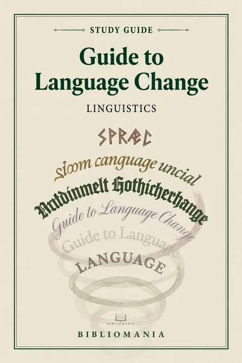 Cover of Guide to Language Change