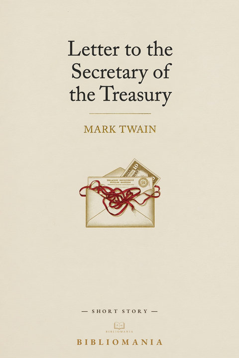 Cover of Letter to Secr. of Treasury