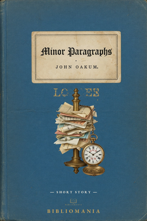 Cover of Minor Paragraphs