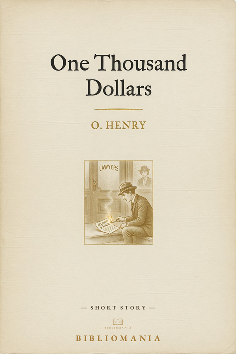 Cover of One Thousand Dollars