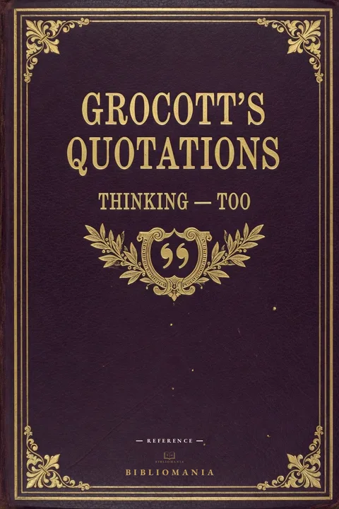 Cover of Thinking to Too