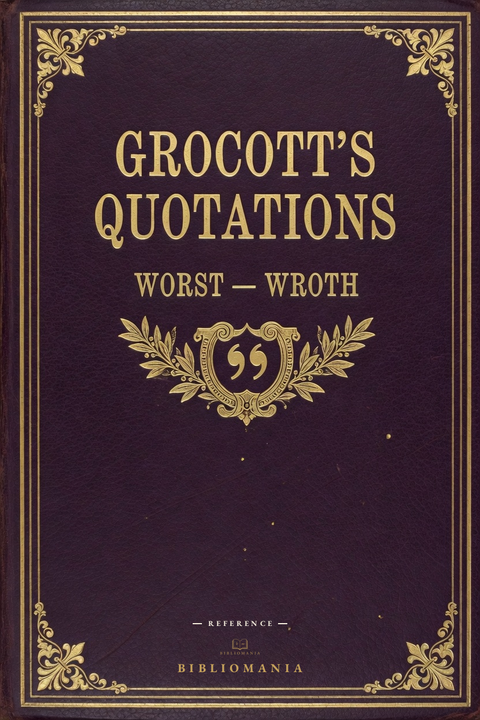 Cover of Worst to Wroth