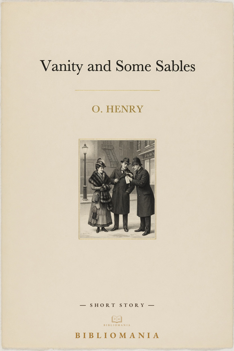 Cover of Vanity and Some Sables