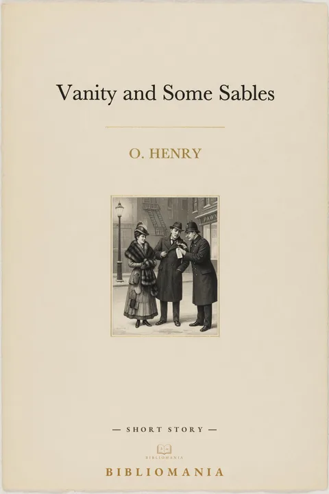 Cover of Vanity and Some Sables